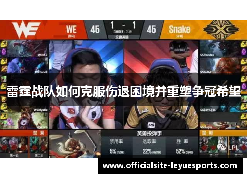雷霆战队如何克服伤退困境并重塑争冠希望 雷霆战队如何克服伤退困境并重塑争冠希望