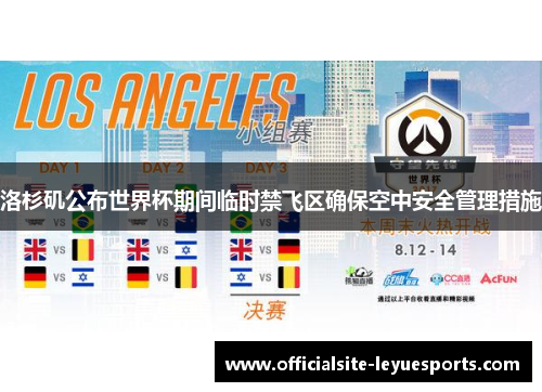 洛杉矶公布世界杯期间临时禁飞区确保空中安全管理措施